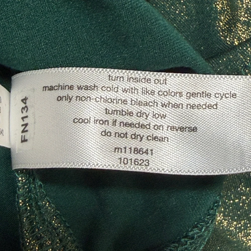 Livi by Lane Bryant Shimmering Green Gold Hoodie ECO Friendly- Plus Size 22/24 - Picture 14 of 15